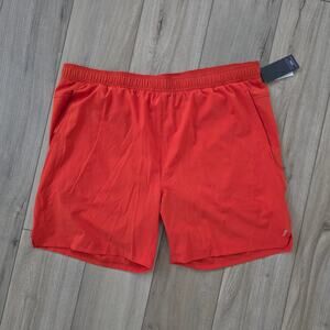 Balance Collection Pablo Aurora Red Orange Lined Drawstring Short Men Sz XXL